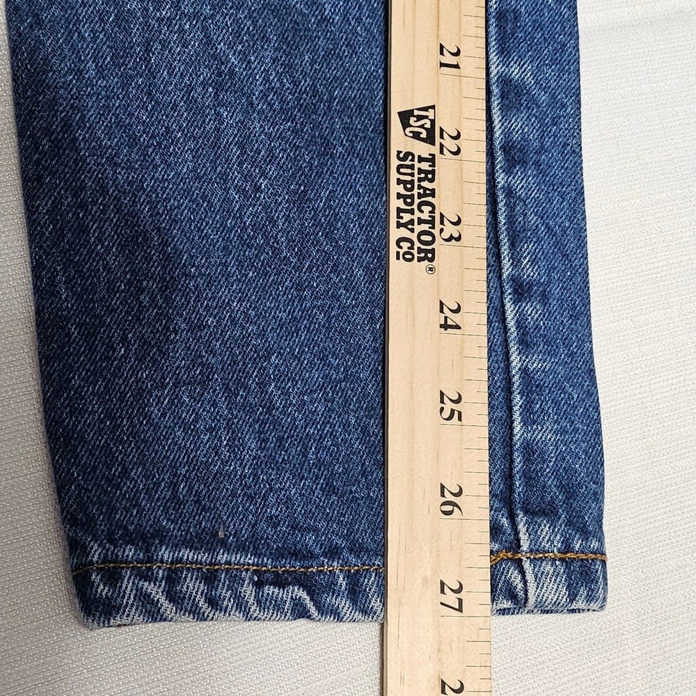 Derrieres Denim Blue Jeans young women‎ Size 8 22x27 High Rise Straight Leg - Picture 6 of 14